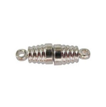 17.5mm x 4.5mm Silver Tone Magnetic Clasps (10) - £6.27 GBP