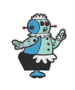 ROSEY THE ROBOT IRON ON PATCH 3.8&quot; Jetsons Rosie Classic Cartoon Embroid... - $82.92 MXN
