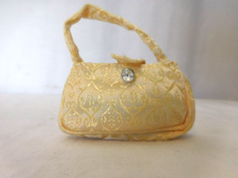 American Girl Golden BROCADE PARTY PURSE for Dolls 2012 w/ Rhinestone RE... - $8.91