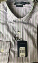 POLO by Ralph Lauren - Regent Men Custom Fit Stripe Shirt - Size 14 1/2 - £55.84 GBP