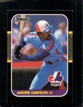 1987 Donruss #458 Andre Dawson Nm Expos Hof *X92599 - £2.68 GBP