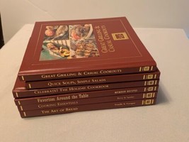 Cooking Club American Set 6 Hardcover Cookbooks Bread Grilling Soups Illustated - £12.40 GBP