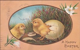 A Happy Easter 1915 Fair Play MO to Neola Postcard C02 - £2.24 GBP