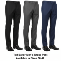 Ted Baker Men's Dress Pants Luxury Lightweight Stretch Trousers 30-42 New - $26.97