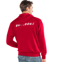 Georgia Bulldogs Mens Cadence Full Zip Sweatshirt, Red, Size Small - £27.30 GBP