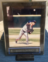 Hideo Nomo Los Angeles Dodgers Signed Framed Color 8 x 10 Photo COA 1995 868A - £49.34 GBP