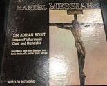 Handel Messiah Sir Adrian Boult 3 Álbum Juego - $25.15