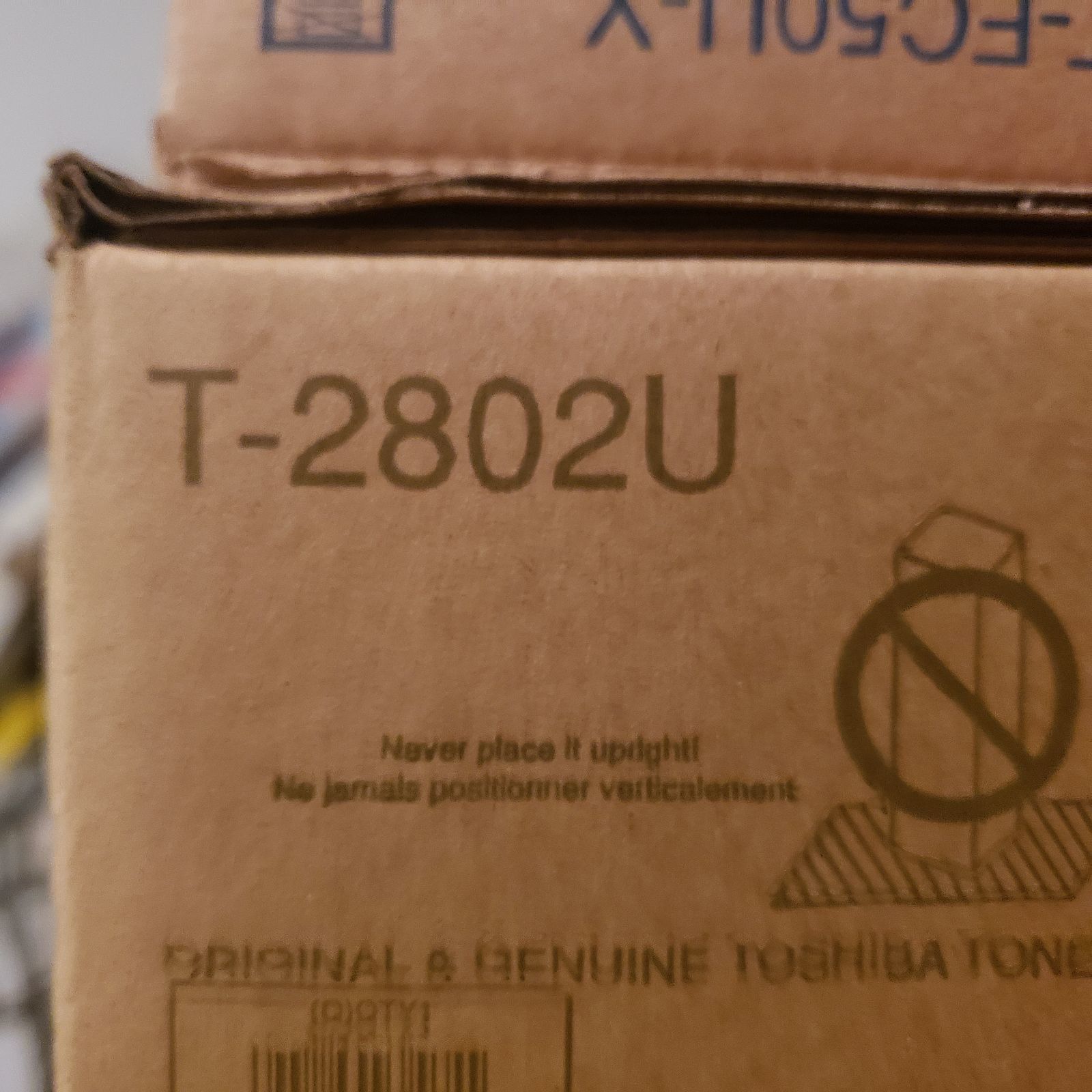 Toshiba Original Toner Cartridge - Black (t2802u) - $75.00