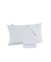 MSRP $67 Tommy Hilfiger Sketch Square 3 Piece 100% Cotton Sheet Set Twin Bedding - £18.03 GBP