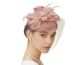 Ladies Women Elegant Fascinators Pillbox Hats for Women Headdress Cockta... - £27.40 GBP