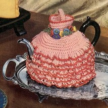 Vintage Tea Cosies Crochet + Knitting Pattern Unusual Spring Basket/Egg Cosy PDF - £1.61 GBP