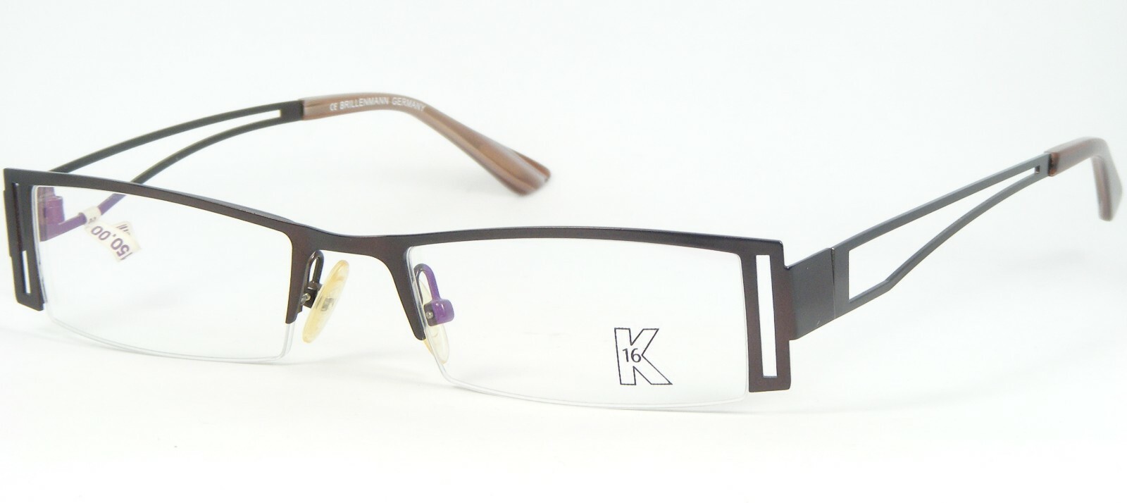 Brillenmann K16 K1136 421 Marrón Gafas Marco 50-18-140mm Alemania - $66.47