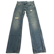 all saints dakota iggy distressed Button Fly denim jeans size 28 - £25.57 GBP