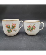 Two Antique c.1876 - 1880 Haviland Limoges Moss Rose Porcelain Coffee Te... - $33.83 CAD