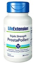 MAKE OFFER! 2 Pack Life Extension Triple Strength ProstaPollen prostate 30 gel image 2