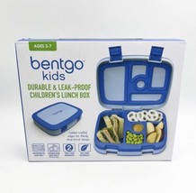 Bentgo Kids&#39; Brights Leak-Proof 5 Compartment Bento-Style Kids&#39; Lunch Box Blue - £14.15 GBP