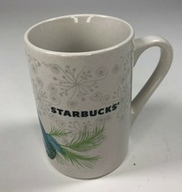 Starbucks Mug Coffee Cup Owl Blue Bird 2011 Winter 10 oz Snowflakes Pine... - £10.80 GBP