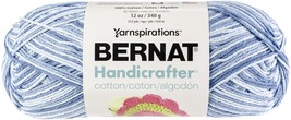 Bernat Handicrafter Cotton Yarn 340g - Ombres-Faded Denim - £18.09 GBP