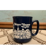 Vintage MOUNT VERNON, Virginia Scenic Etched Rendering Ceramic Handled Mug - $6.99