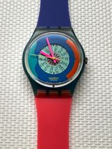 Swatch Watch Passion Flower GN709 Vintage 1989 - $59.00
