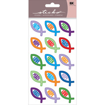 Sticko Stickers-Fish Repeats - $7.34