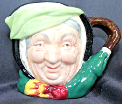 Vintage Royal Doulton Sairey Gamp Toby Mug 6 1/2 in Tall Pitcher - £14.93 GBP