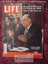 Life June 2 1958 Charles De Gaulle France Vim America&#39;s Cup Van Cliburn - £8.45 GBP