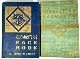 Boy Scouts Vintage Lot of 2 Cubmasters Pack Book, 1942 and 1954 - $19.79