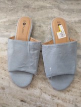 Chattiest Size 9/10 Blue Suede Sandals - £14.66 GBP