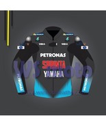 VALENTINO ROSSI RACING JACKET PETRONAS YAMAHA MOTOGP 2021 LEATHER JACKET - $148.00