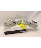 Diadora Dinamik II Running Shoes 9 1/2 Womens Gray Green Black  NEW IN BOX - $39.19