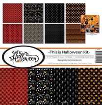 Reminisce Collection Kit 12&quot;X12&quot;-This Is Halloween THH200 - £17.17 GBP
