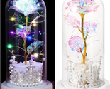 Mothers Day Gifts for Mom Wife - Forever Rose for Women,Light up Galaxy ... - $31.40