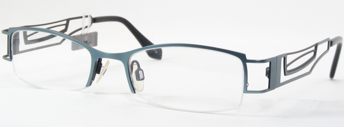 Vintage Opdo 7408-2 Licht Blaugrün/Grau Einzigartig Brille Rahmen 50-18-... - $86.11