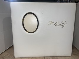 White Gold Art Leather Future Wedding Album Approx 14x12x5 23 Pages 46 Mats - $64.35