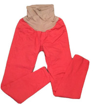 Jessica Simpson Maternity Skinny Jeans Coral Salmon Pink Size Medium - £10.89 GBP