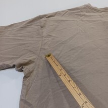 Carhartt K84DES 3-Button Men's 2XL Brown Cotton Henley Shirt Short Sleeve Pocket image 3