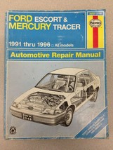 Ford Escort &amp; Mercury Tracer 1991 through 1996 Haynes Repair Manual - $9.72