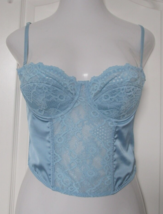 BDG Urban Outfitters Corset Crop Top  Size Large Style 5413 Light Blue (... - £23.23 GBP