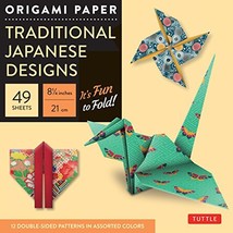 Origami Paper Traditional Japanese Designs: Large 81/4 It&#39;s Fun to Fold Periplus - $7.00