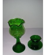 Forest Green Vase Lot - $17.82