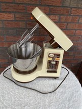 Vintage Sunbeam Electronic Food Preparation Center Mixer Model 83036 Works Teste - £22.85 GBP