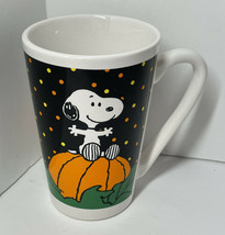 Peanuts Snoopy Halloween pumpkin mug - $9.46