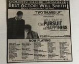 The Pursuit Of Happiness Vintage Tv Print Ad Will Smith TV1 - $5.93