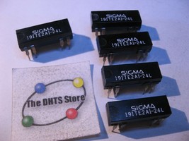 Sigma 191TE2A1-24L 24VDC Coil DIP Reed Relay Switch 24V - NOS Qty 5 - $9.49
