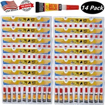 14 Pack of Super Glue Cyanoacrylate Adhesive for Wood Plastic Paper Rubber Metal - £18.19 GBP