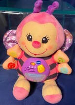 Vtech Touch &amp; Learn Musical Bee Pink Baby Toy Stuffed Animal 9&quot; Works See Video - £14.78 GBP