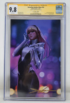 Amazing Spider-Man #50 Spider-Gwen Variant Virgin CGC SS 9.8  Marvel - $168.30