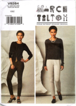 Vogue V9284 Misses XS to XXL Designer Marcy Tilton Pants Uncut Sewing Pattern - £17.80 GBP