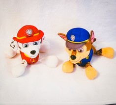 Paw Patrol Chase Police Dog Pup Paw Patrol Fire Marshall 6&quot; Plush Collectibles - £9.08 GBP
